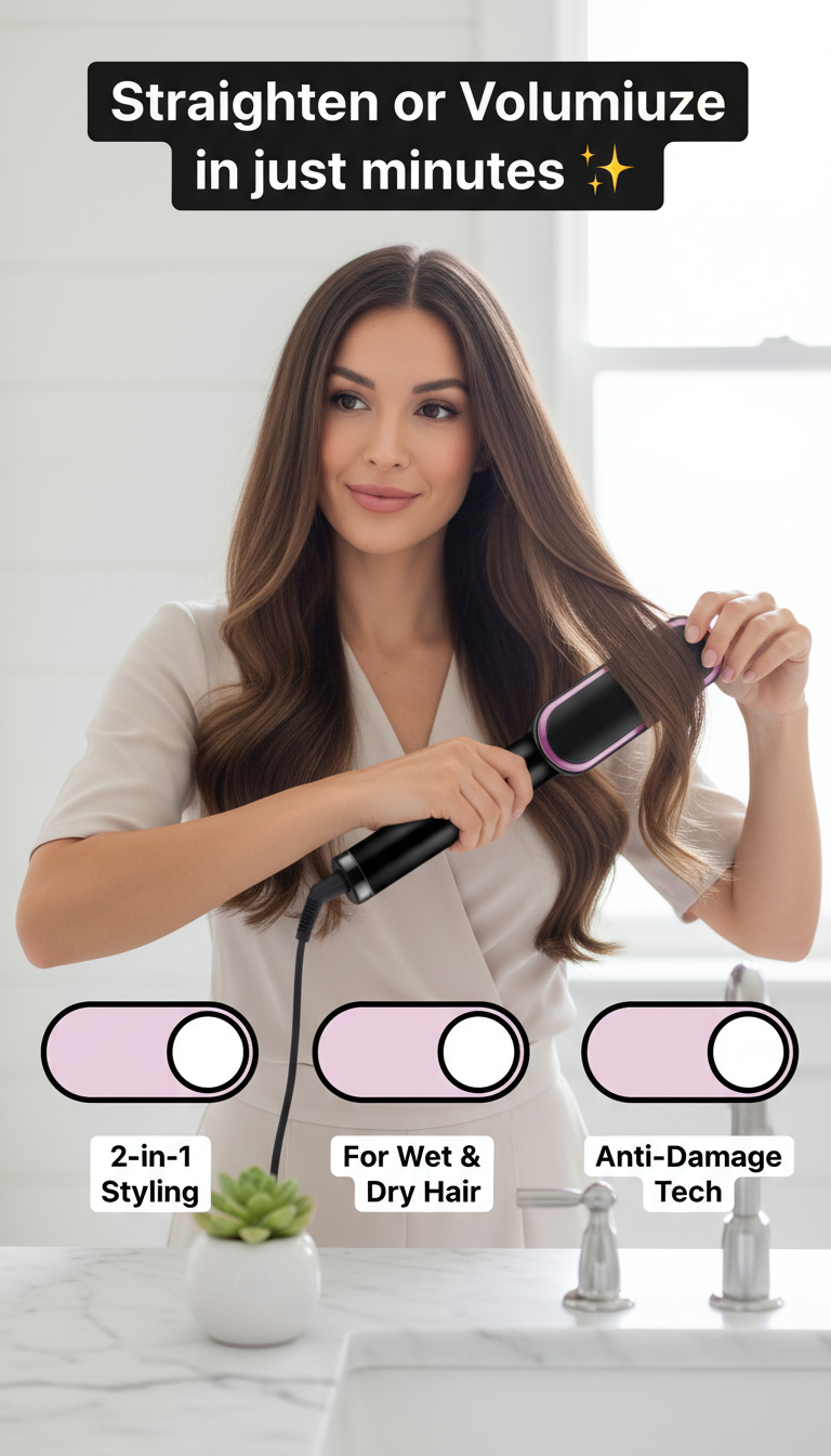 Hot Comb Hair Straightener